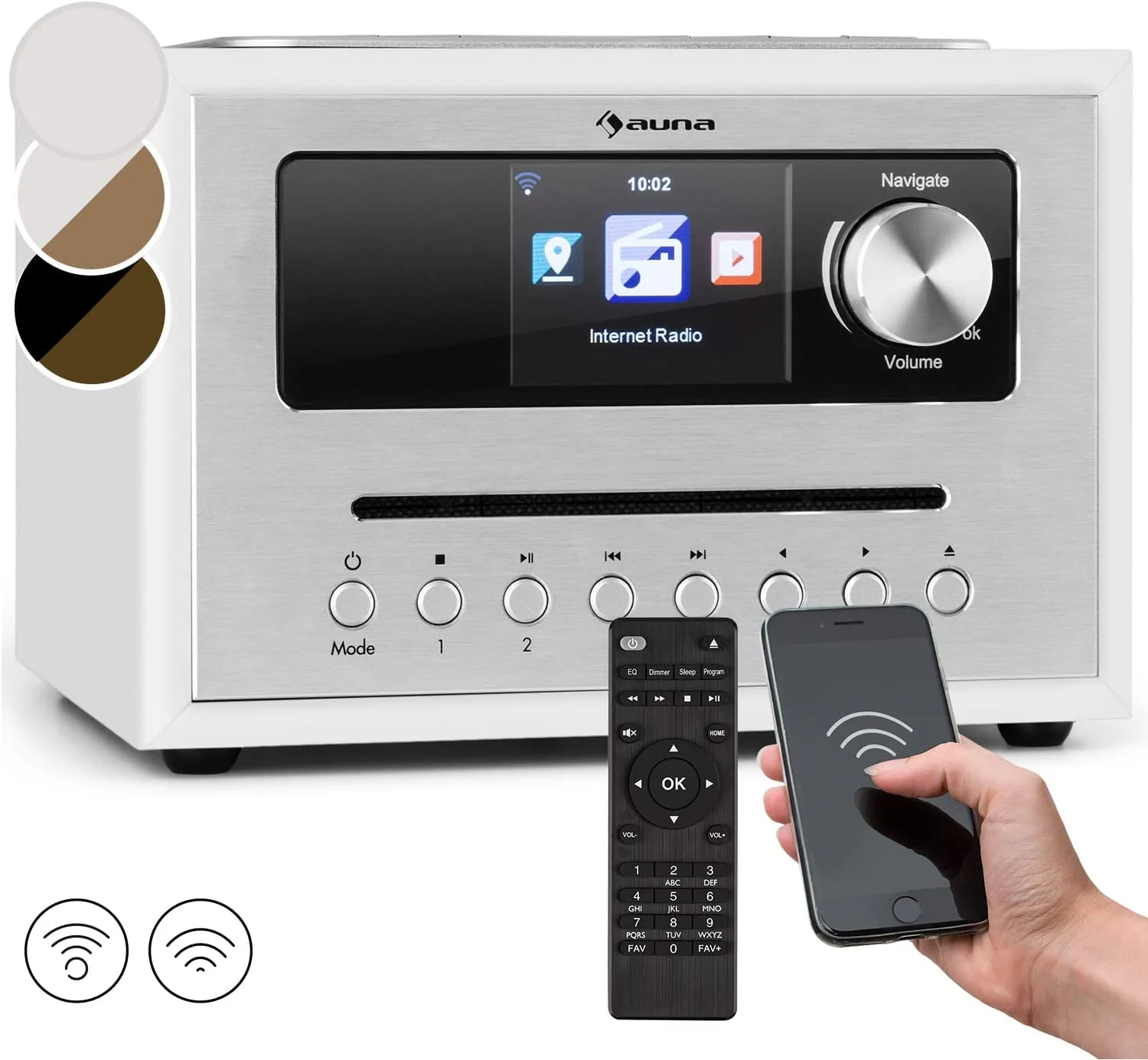 1 Sind Sie auf der Suche nach einem Internetradio mit CD-Player